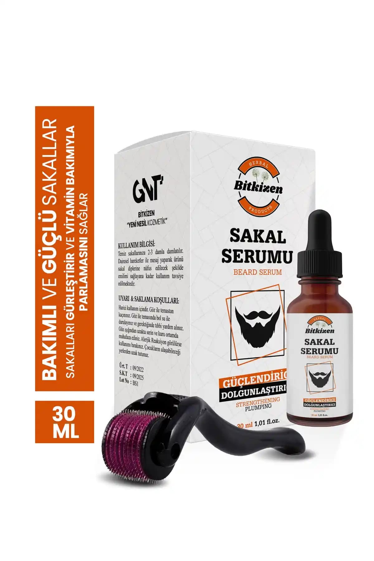 BİTKİZEN Sakal Serumu ve Dermaroller Seti ile Erkek Bakımında Yeni Dönem