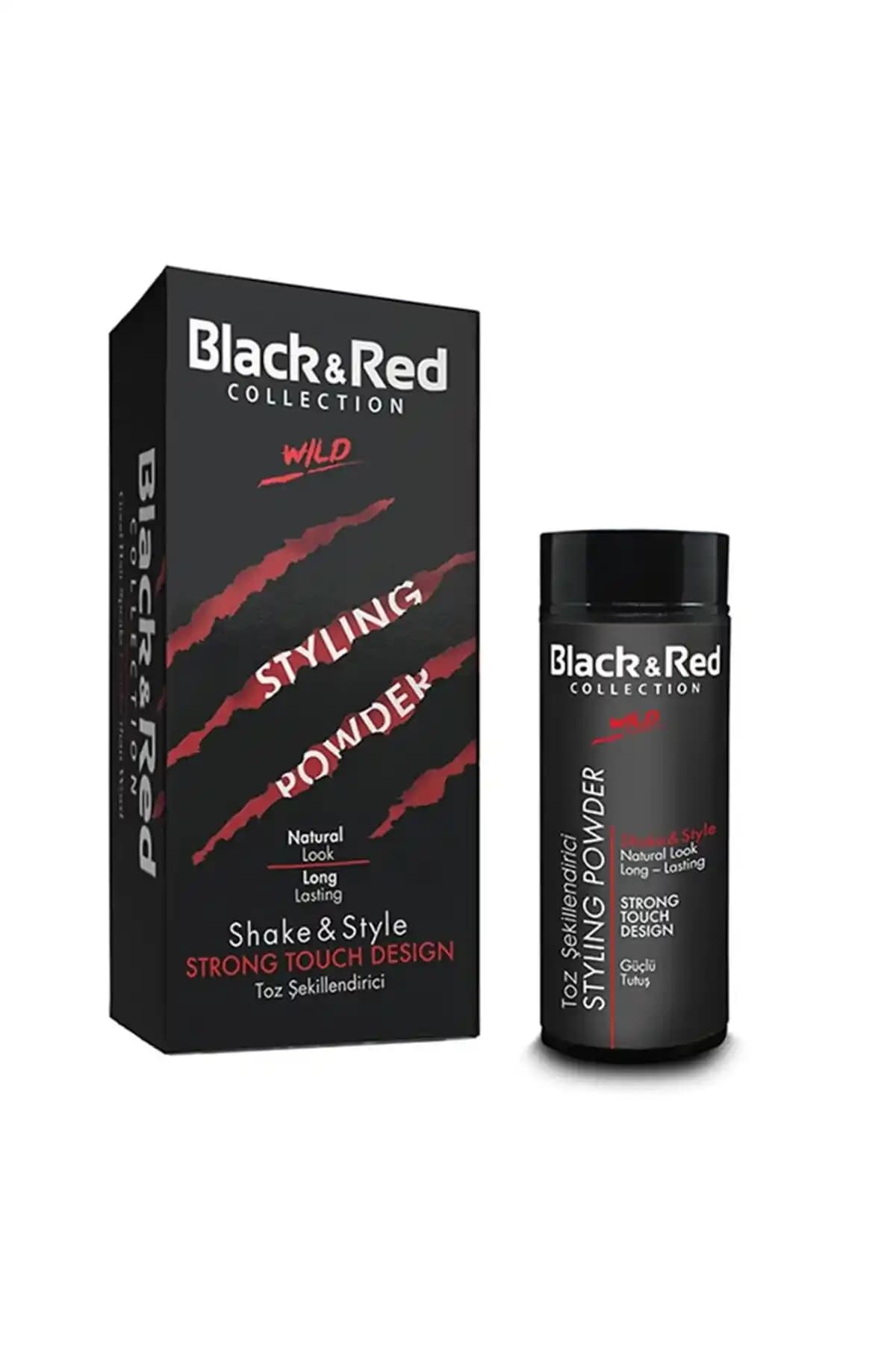 Black Red Black & Red Doğal Ultra Güçlü Toz Şekillendirici Saç Hacmi ve Doğal Görünüm İçin