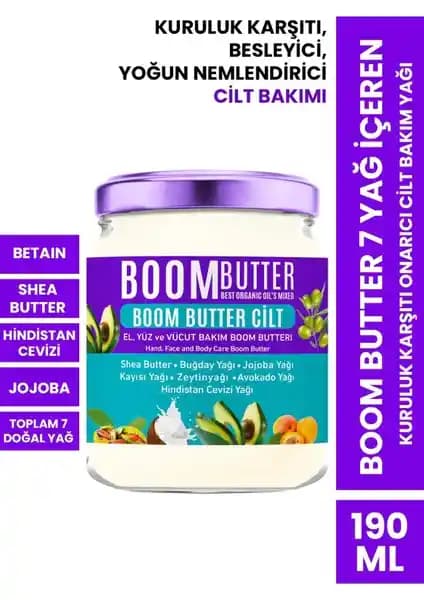 Boom Butter 7 Yağ İçeren Kuruluk Karşıtı Onarıcı Cilt Bakım Yağı Özellikleri ve Kullanım Rehberi