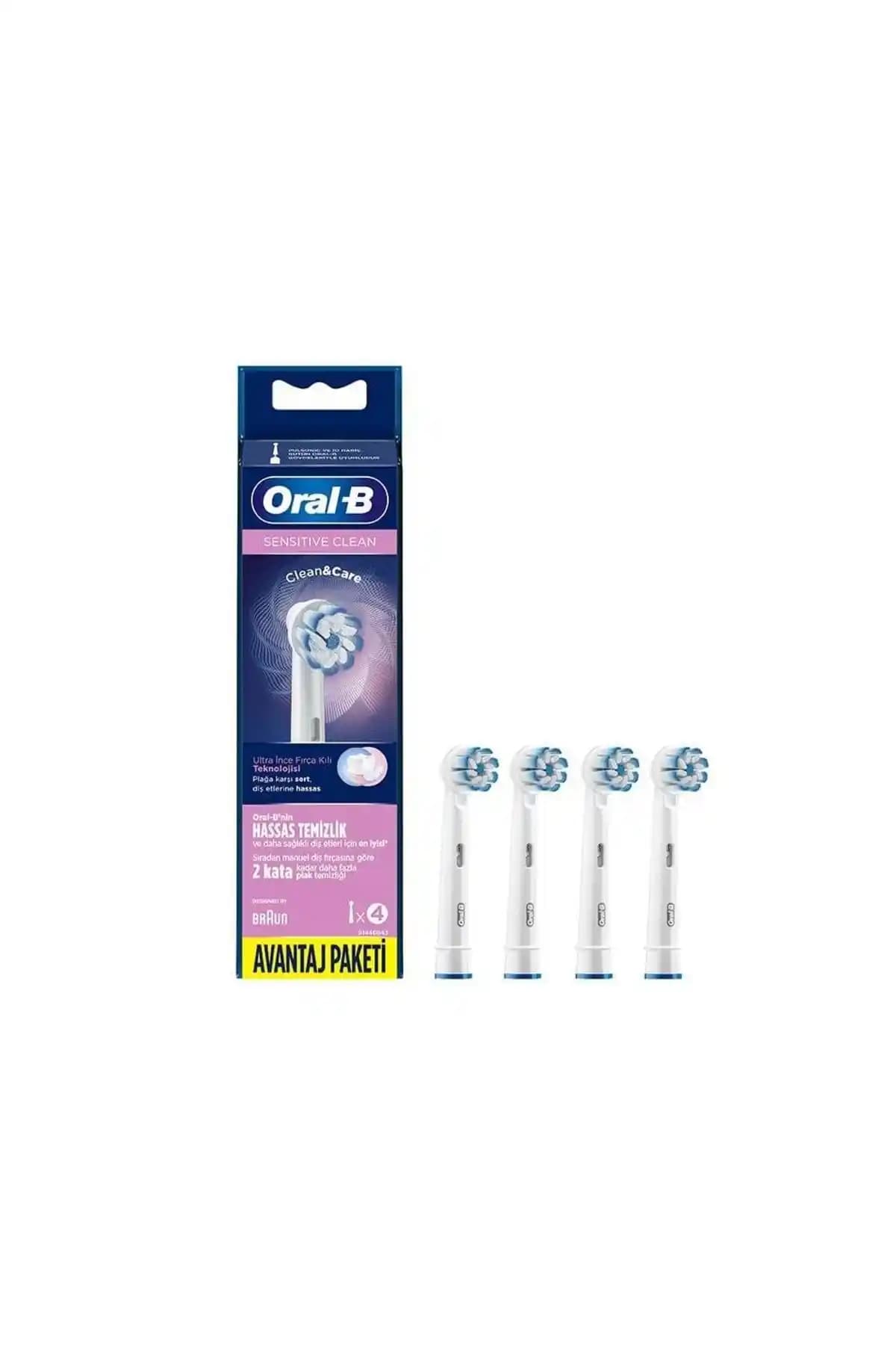 Braun Oral B EB60 Yedek Diş Fırçası Seti Hassas Dişler İçin Uygun ve Etkili Temizlik