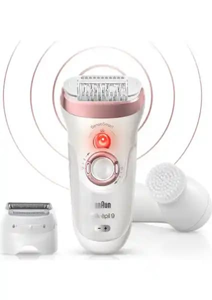 Braun Silk-Epil 9 9-880 Sensosmart: Kuru ve Islak Kullanım İçin Gelişmiş Epilasyon Cihazı