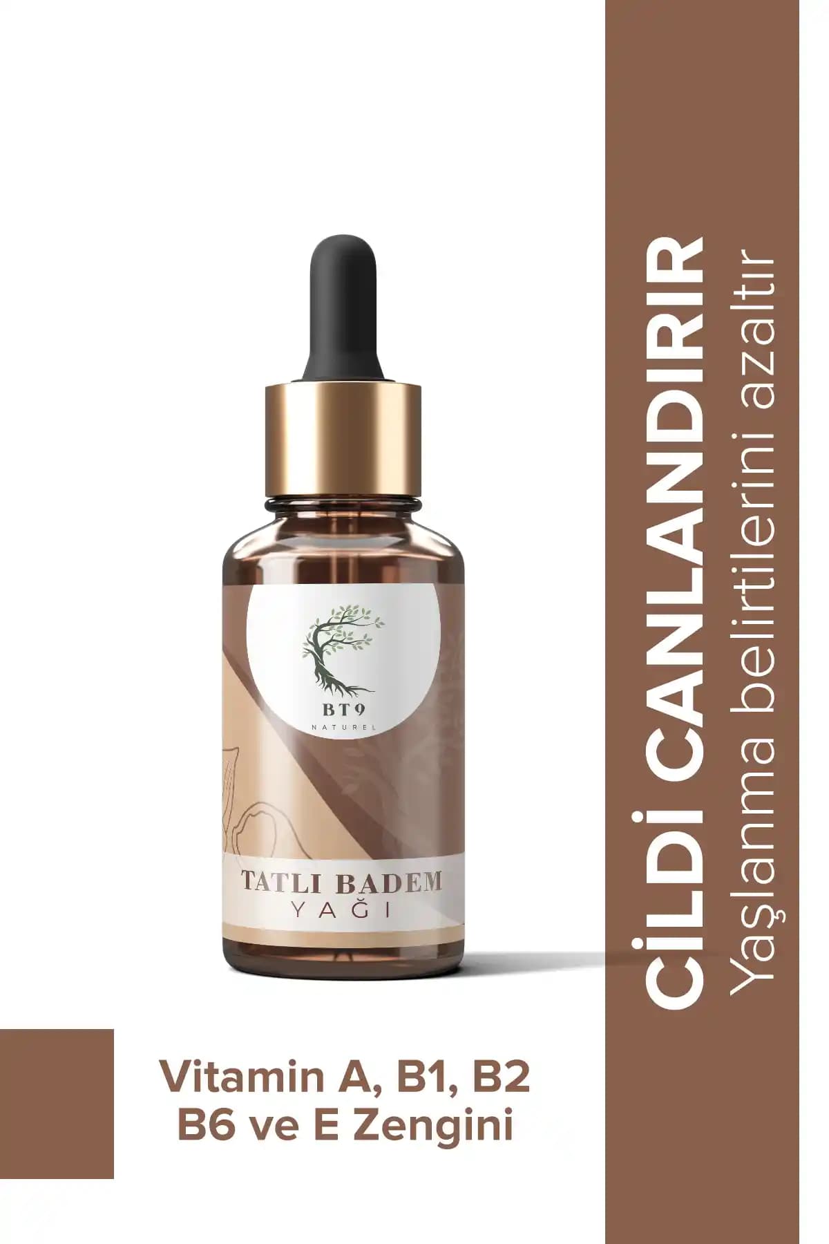 BT9 NATUREL Tatlı Badem Yağı: Doğal İçeriklerle Cilt ve Saç Bakımında Etkili Çözüm