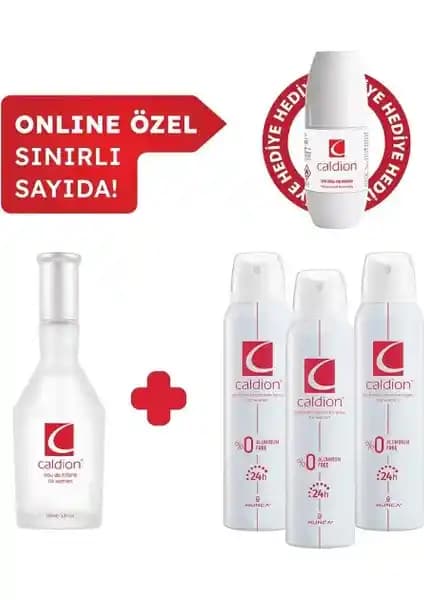 Caldion Classic Kadın Edt Parfüm: Zarafet ve Ferahlık Sunan Aromatik Çiçeksi Koku