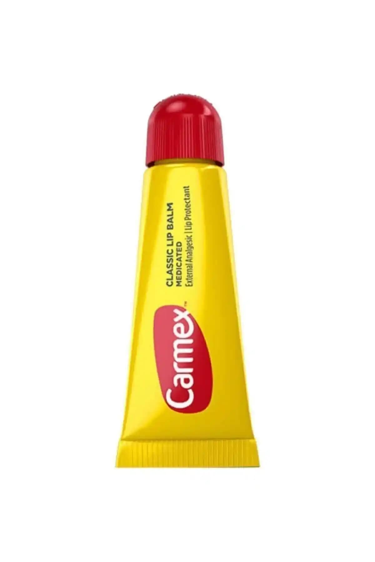 Carmex Lip Balsam Stick Klasik 10 gr Dudaklar İçin Nemlendirici ve Onarıcı Bakım Ürünü