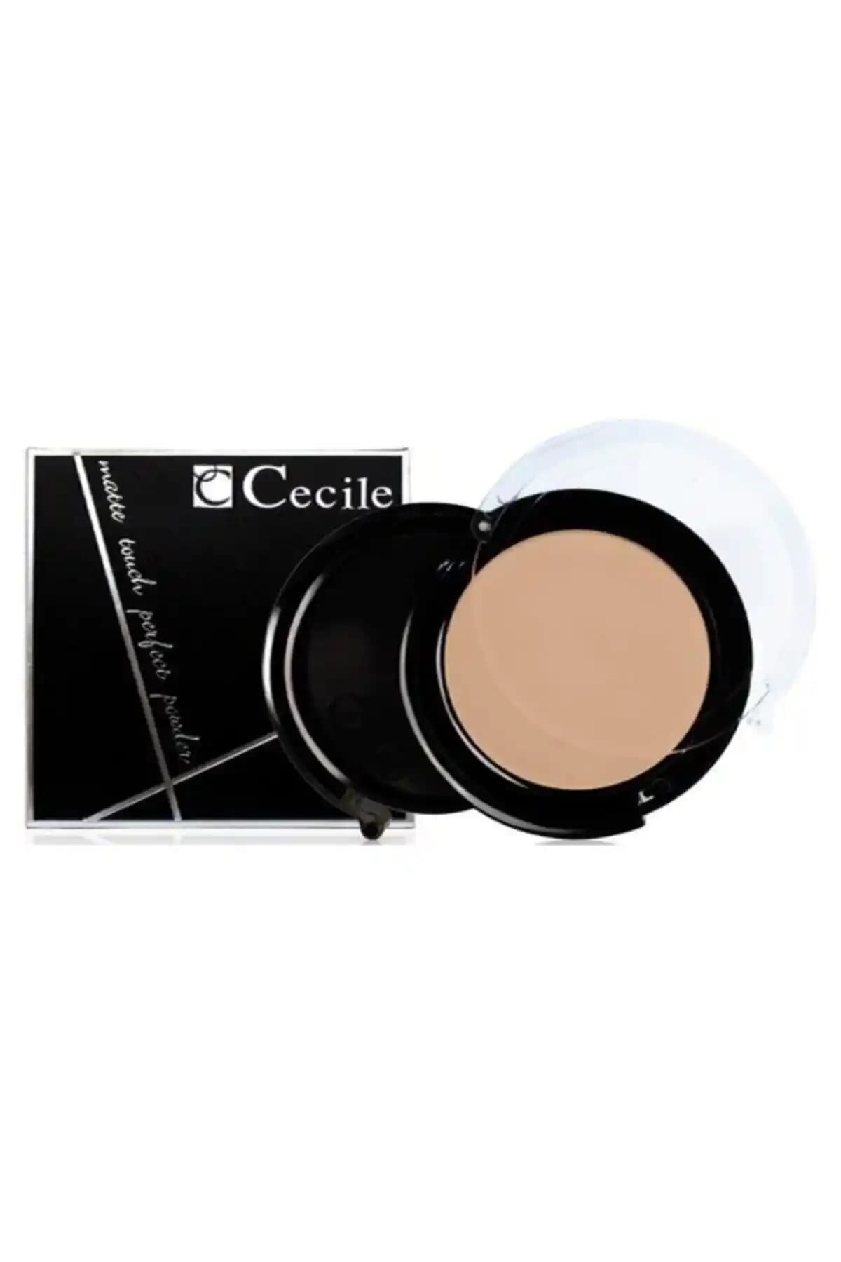 Cecile Matte Touch Perfect Powder 504 Soft Sand: Yüksek Kapatıcılık ve Doğal Mat Görünüm Sağlayan Pudra