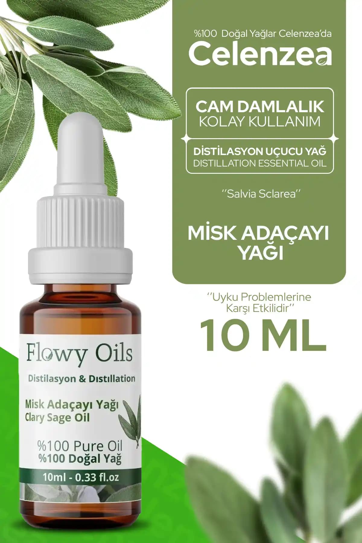 Celenzea Misk Adaçayı Yağı: Doğal ve Çok Yönlü Bitkisel Uçucu Yağ Tanıtımı