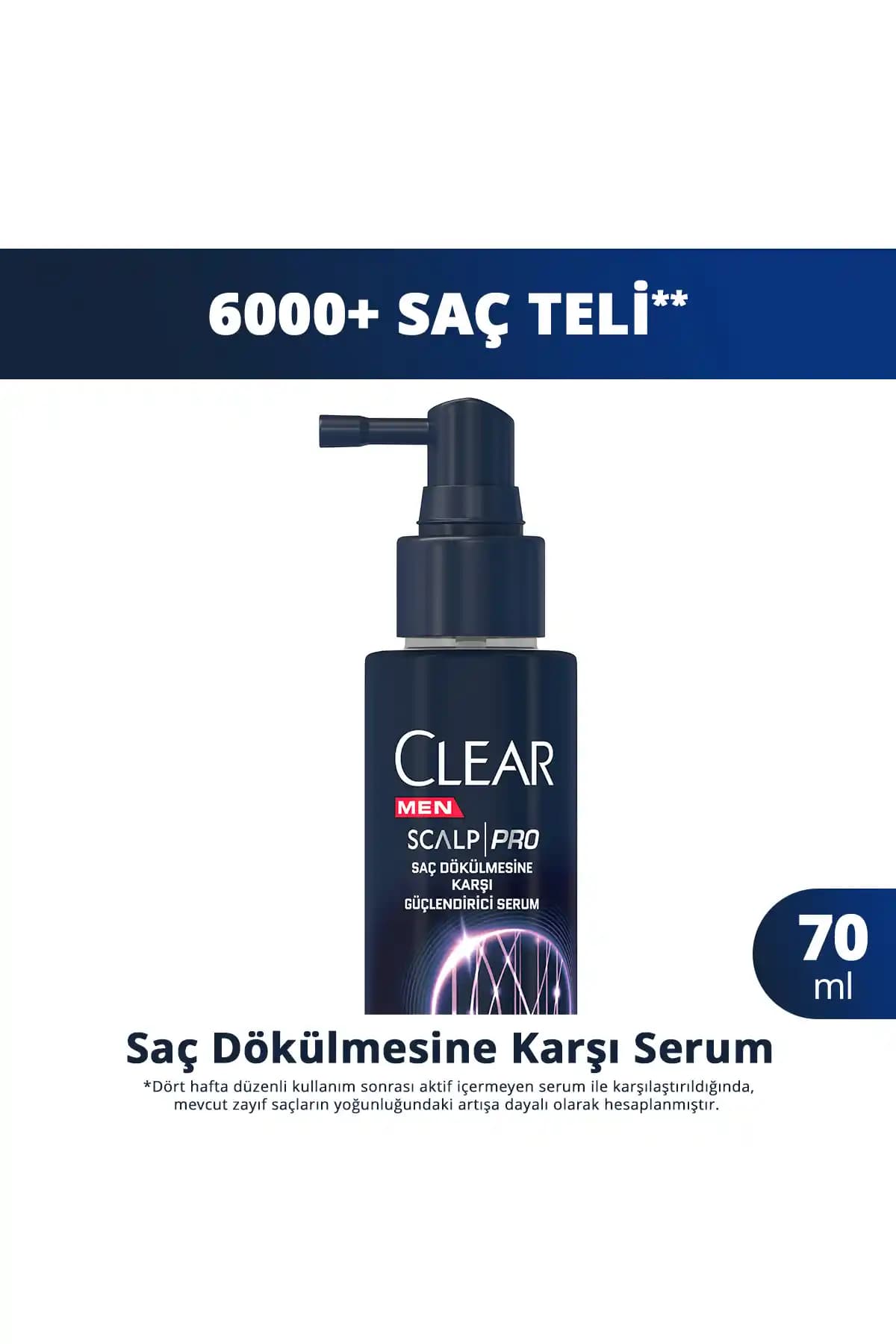 Clear Men Scalp Pro Güçlendirici Serum Erkekler İçin Saç Dökülmesine Karşı Etkili Çözüm