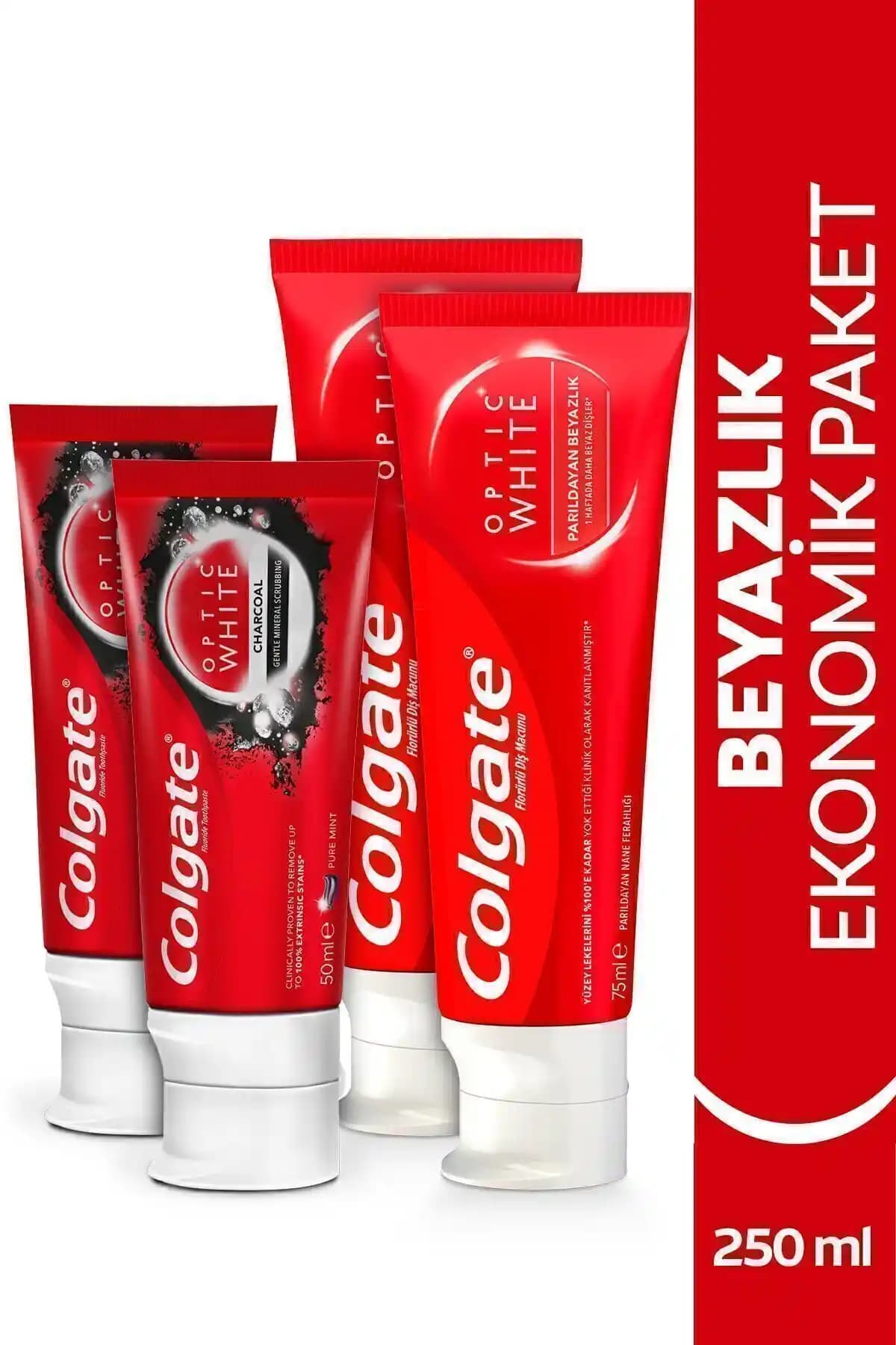 Colgate Optic White Aktif Kömür ve Beyazlık Diş Macunu Seti İncelemesi ve Kullanıcı Yorumları