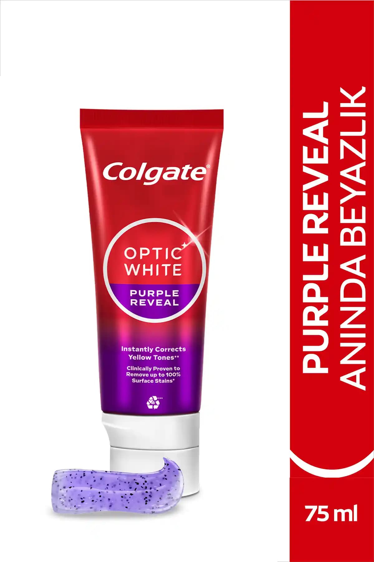 Colgate Optic White Purple Reveal Beyazlatıcı Diş Macunu İncelemesi ve Kullanıcı Yorumları