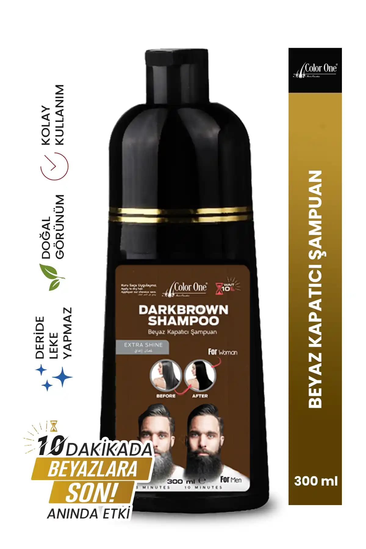 Color One Dark Brown Saç Şampuanı: Doğal ve Kalıcı Renk Bakımı İçin Uygun Ürün