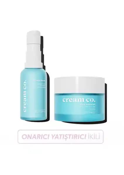 Cream Co Su Bazlı Yatıştırıcı Nemlendirici Yüz Kremi ve Serum Seti İncelemesi