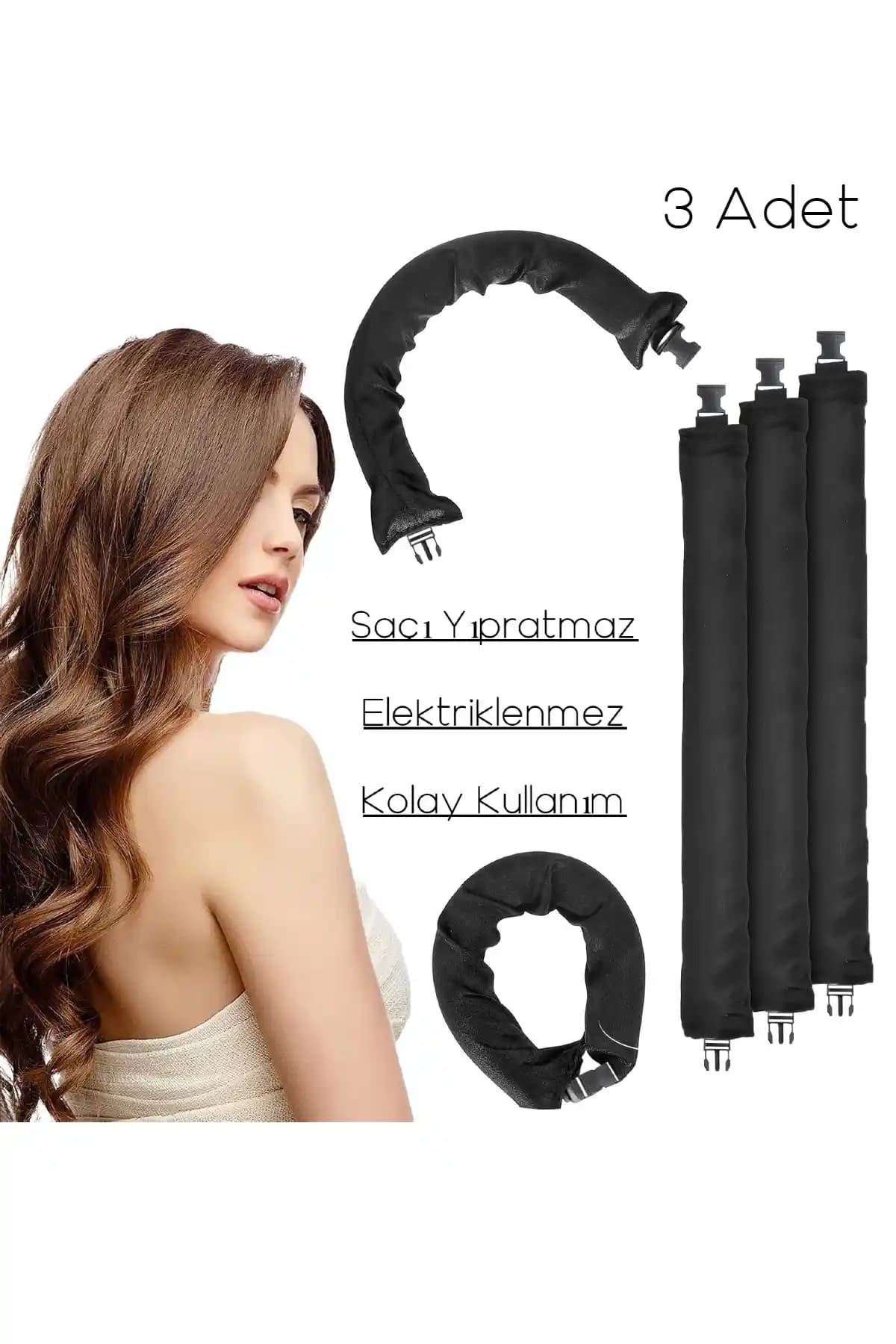Deko Dekor Siyah Saten Saç Şekillendirici: Şıklık ve Pratiklik Sunan Modern Tasarım