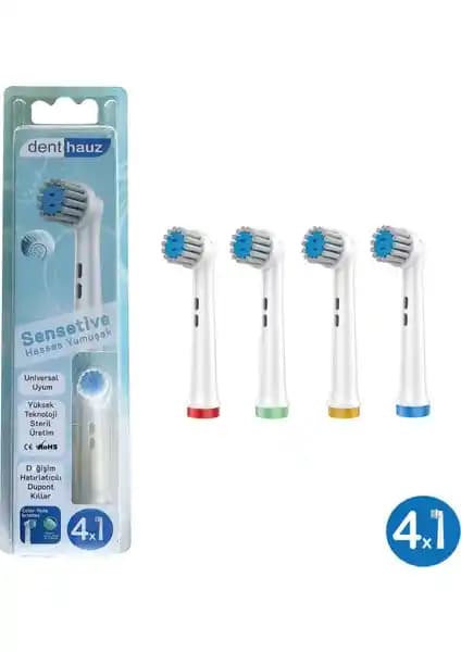 Denthauz Sensetive ve iBrush Clean Maximizer Yedek Başlıklarının Karşılaştırması