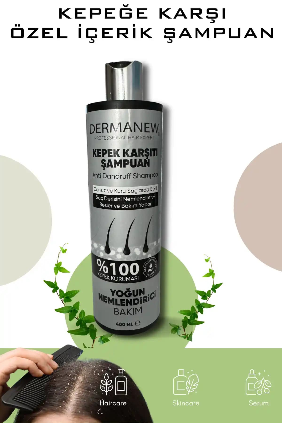 Dermanew Hair Kepeğe Karşı Şampuan: Kepeği Önleyen ve Saç Sağlığını Destekleyen Güçlü Formül