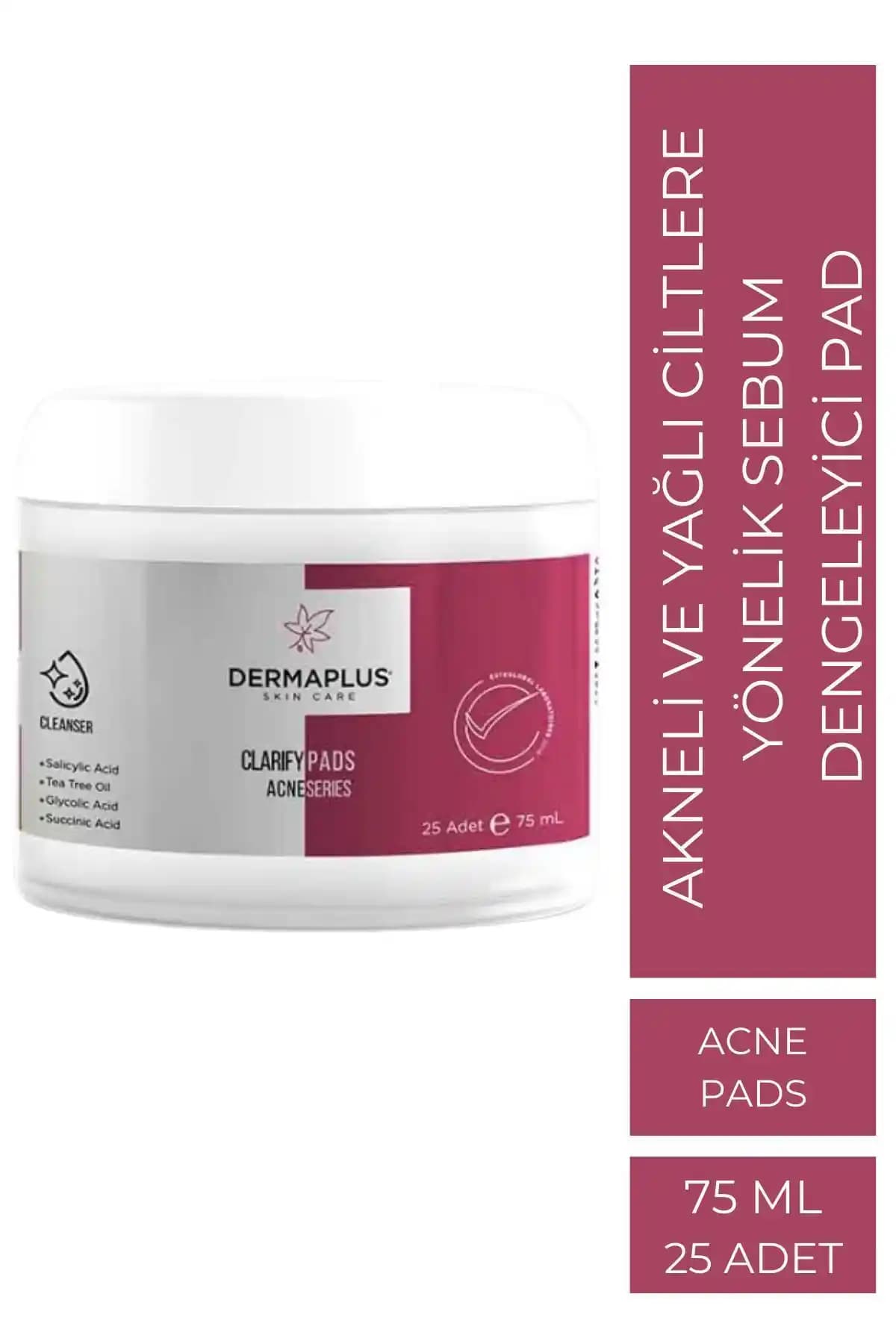 Dermaplus Md Clarify Pads Akne ve Yağlı Ciltler İçin Etkili Temizlik Çözümü