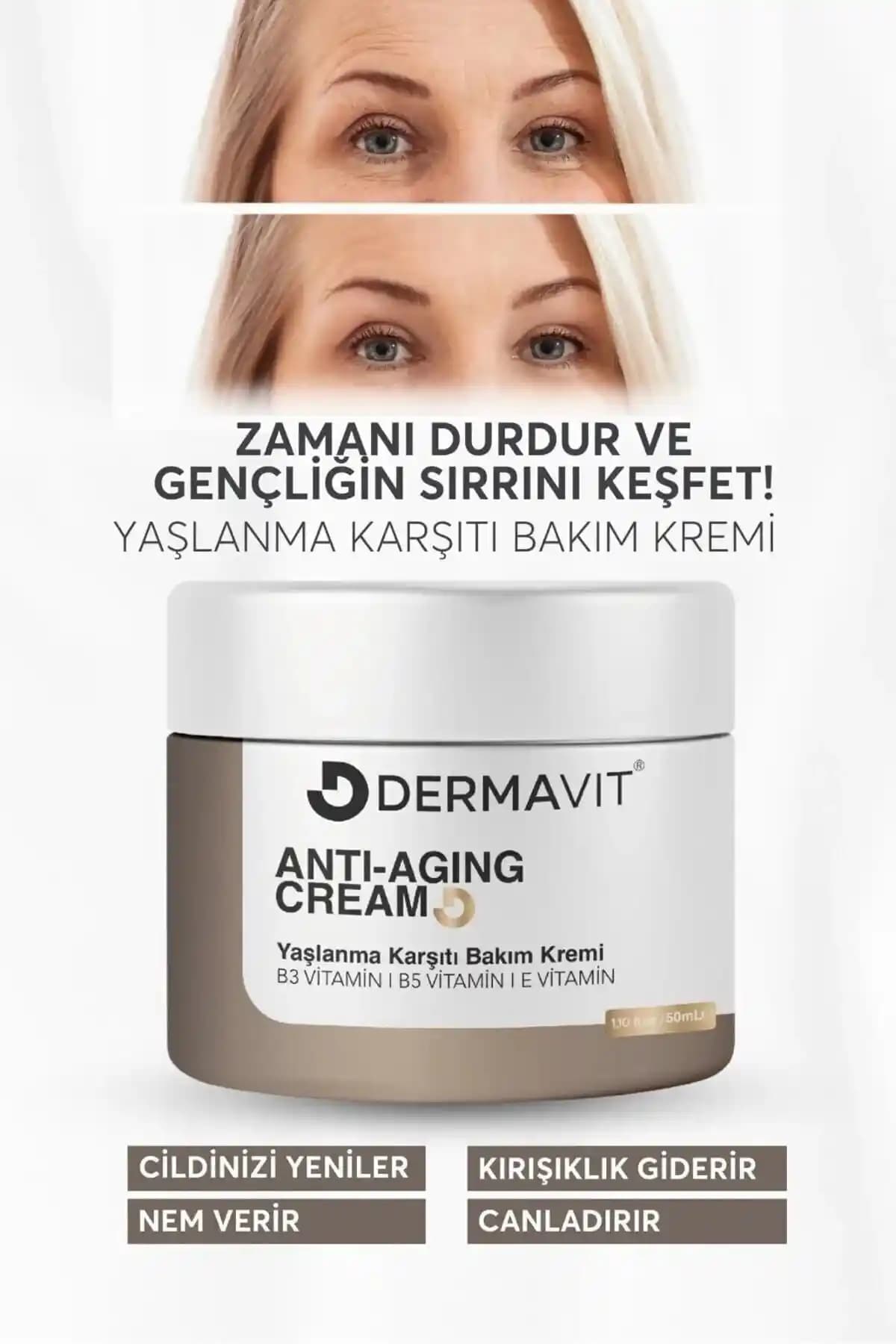 Dermavit Gençleştiren Botox Etkili Krem: Yaşlanma Karşıtı ve Cilt Güzelliği İçin Yenilikçi Çözüm