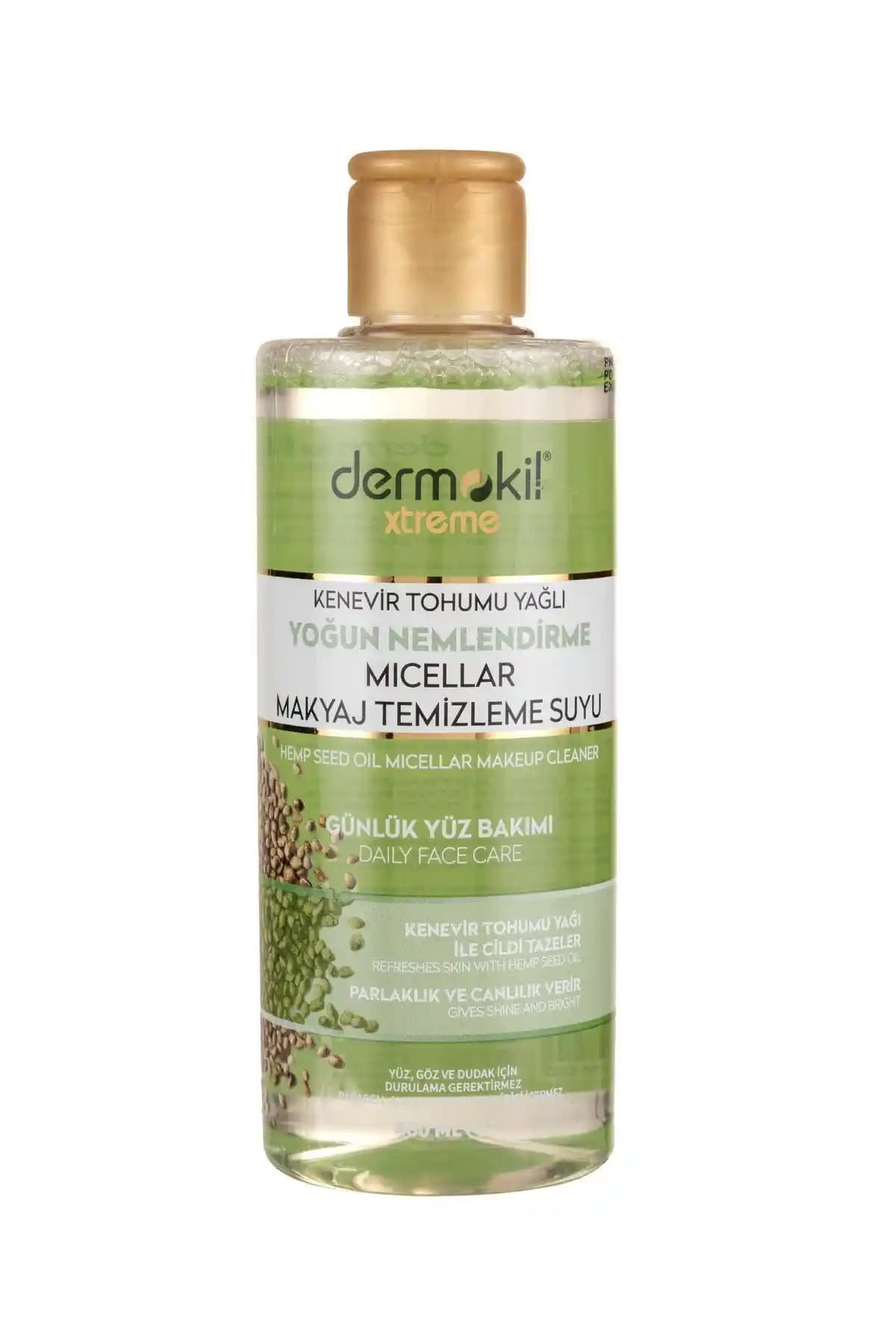 Dermokil Kenevir Tohumu Yağı Yoğun Nemlendirme Mıcellar Makyaj Temizleme Suyu İncelemesi