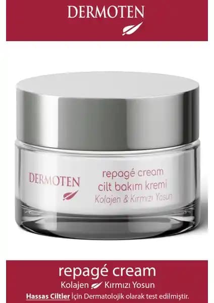 Dermoten Repage ve Kırmızı Yosun İçeren Cilt Bakım Kremi Özellikleri ve Kullanım Rehberi