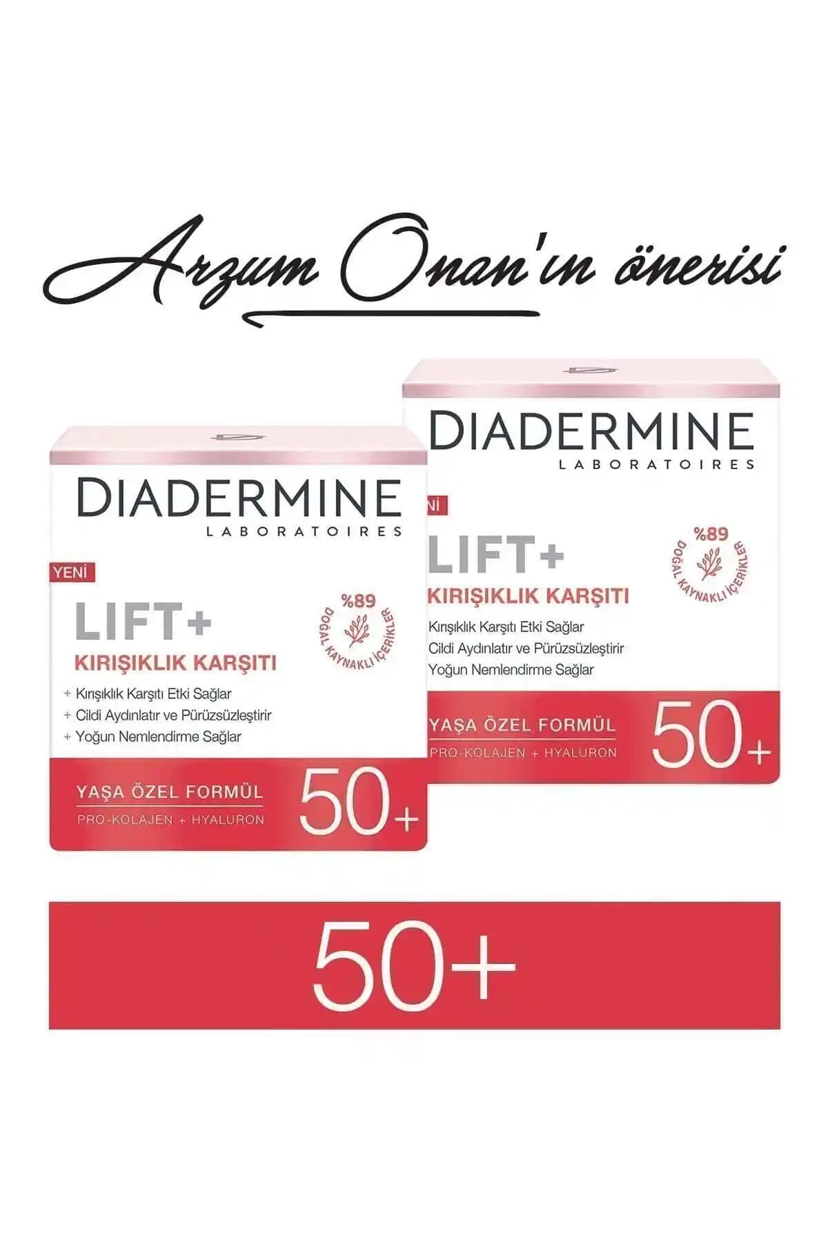 Diadermine Kırışıklık Karşıtı Lift Gündüz Kremi 50 ml yaşlanma ve nemlendirme odaklı