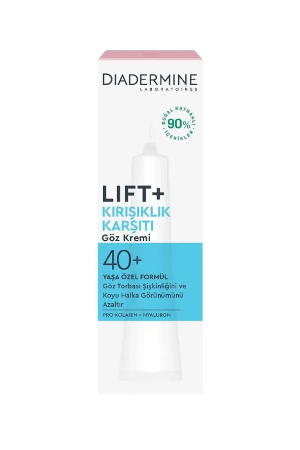 Diadermine Lift+ Kırışıklık Karşıtı 40+ Göz Kremi: Yaşlanma Belirtilerine Doğal Çözüm