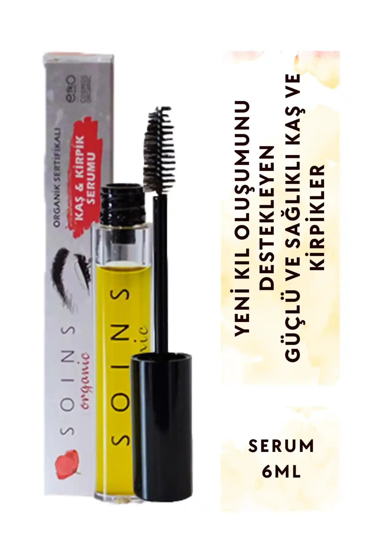 Doğal İçeriklerle Güçlendirilmiş Kaş ve Kirpik Bakım Serumu Türkiye Menşeilidir