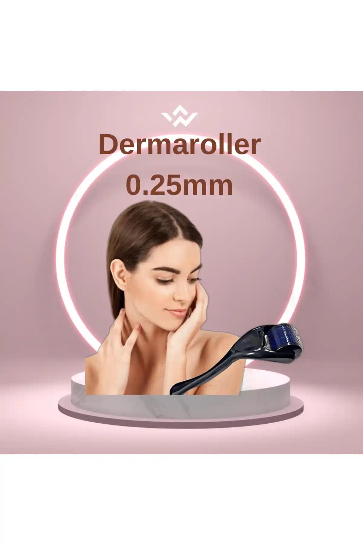 Dr.Dermalok Dermaroller 540 İğne 0.25mm Siyah - Cilt ve Saç Yenileme İçin Profesyonel Çözüm