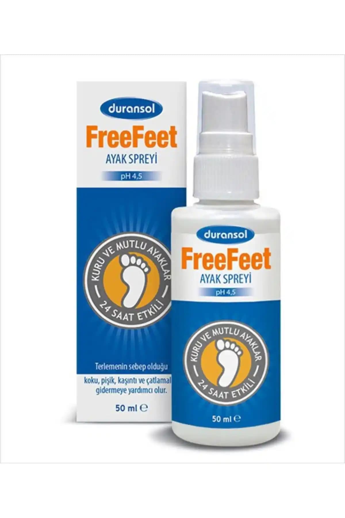 Duransol Free Feet Ayak Spreyi ile Ayak Sağlığınızı Koruyun ve Ferah Bir Gün Geçirin