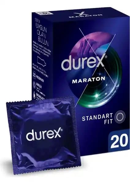 Durex Maraton Serisi 20'li Ekstra Dayanıklı Geciktirici Prezervatif Ürünü Tanıtımı ve Özellikleri