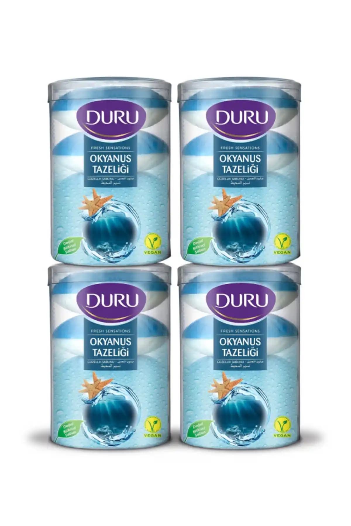 Duru Fresh Sensations Okyanus Tazeliği Sabunu 16 Adet Büyük Boy Doğal Temizlik ve Ferahlık