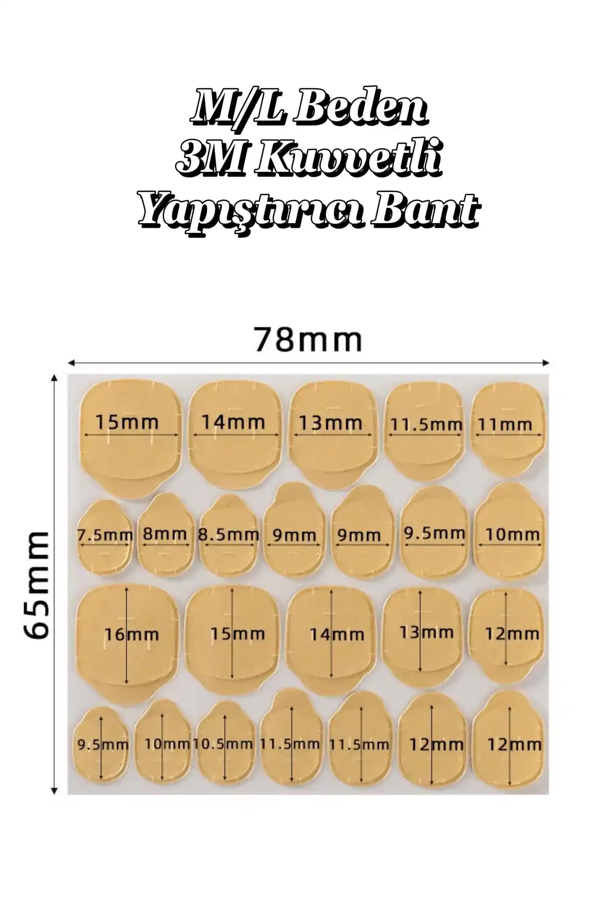 Easy Beauty 240 Adet Çok Kuvvetli Tırnak Yapıştırıcı Bantları Profesyonel Kullanım İçin