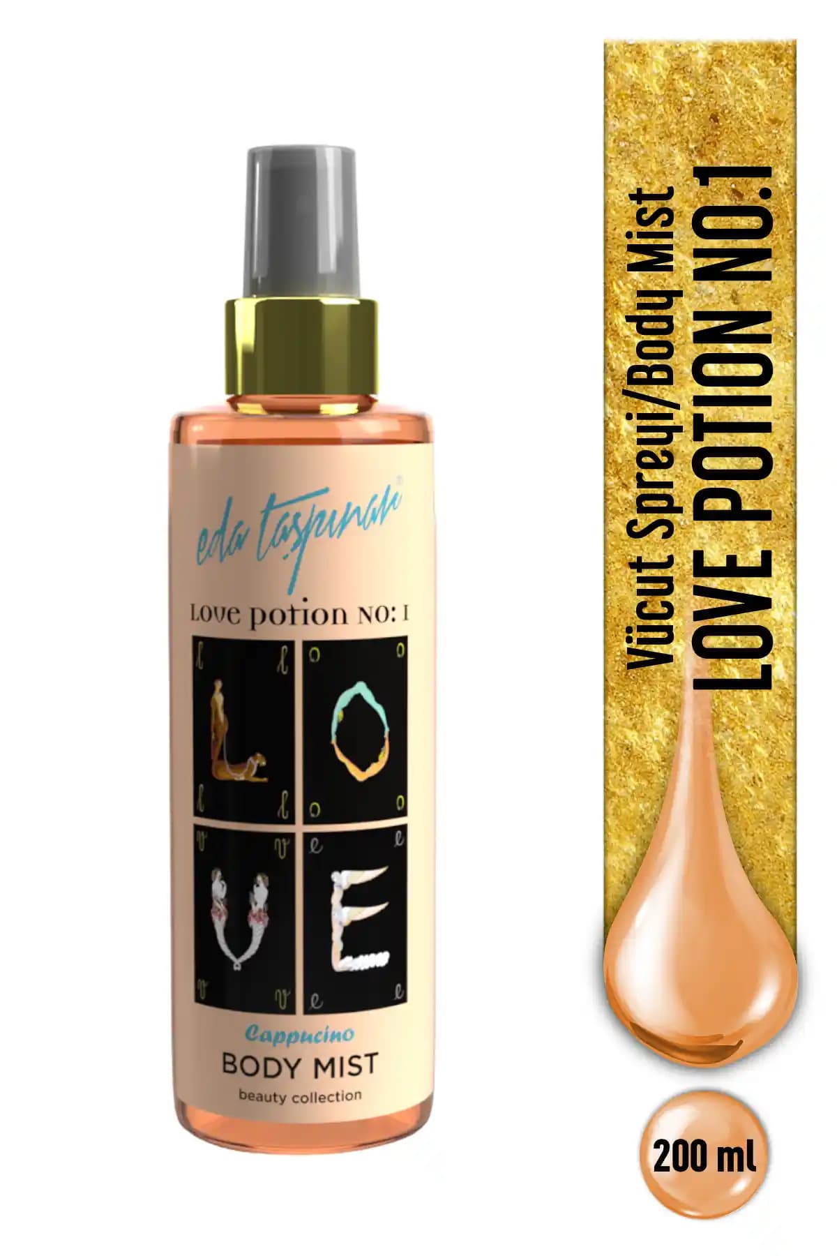 Eda Taşpınar imzalı Love Potion No:1 Body Mist tatlı ve sıcak notalarıyla öne çıkan parfüm
