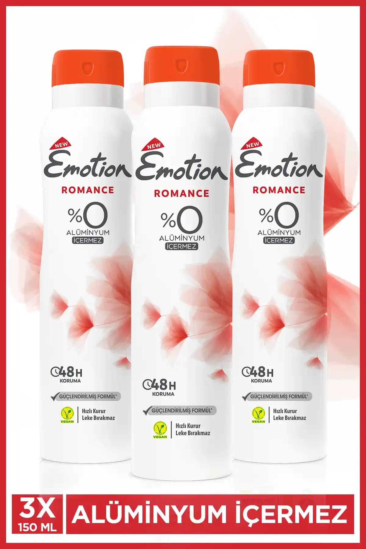 Emotion Romance Kadın Vegan Deodorant: Doğal ve Etkili Günlük Kullanım İçin