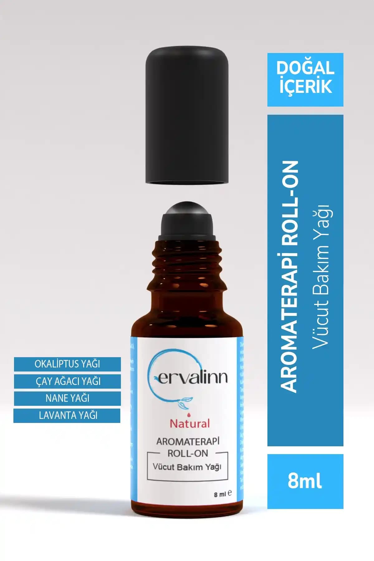 Ervalinn Doğal Aromaterapi Roll-on: Günlük Rahatlama ve Stres Azaltıcı Organik Bakım Ürünü