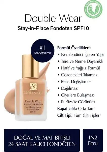 Estée Lauder Double Wear Fondöten Karşılaştırması: 1N2 Ecru ve 4N1 Shell Beige Özellikleri ve Kullanıcı Yorumları