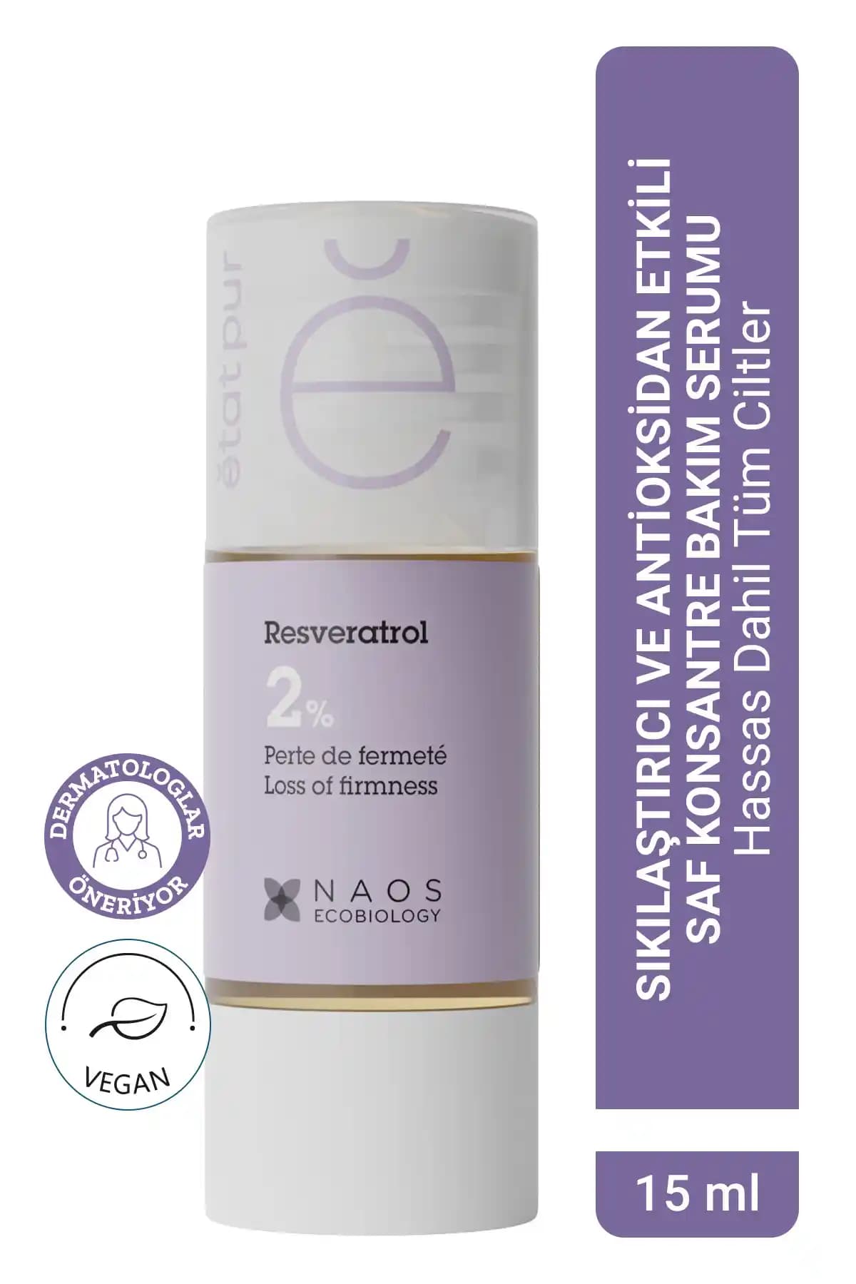 Etat Pur Resveratrol Yaşlanma Karşıtı Serum: Doğal İçerikli Cilt Gençleştirici Bakım