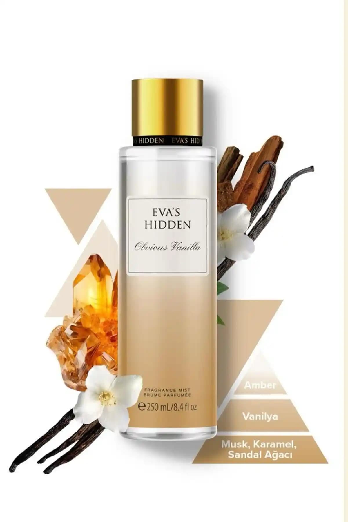 EVAS HIDDEN Body Mist Obvious Vanilla: Günlük Ferahlık ve Kalıcı Vanilya Kokusu