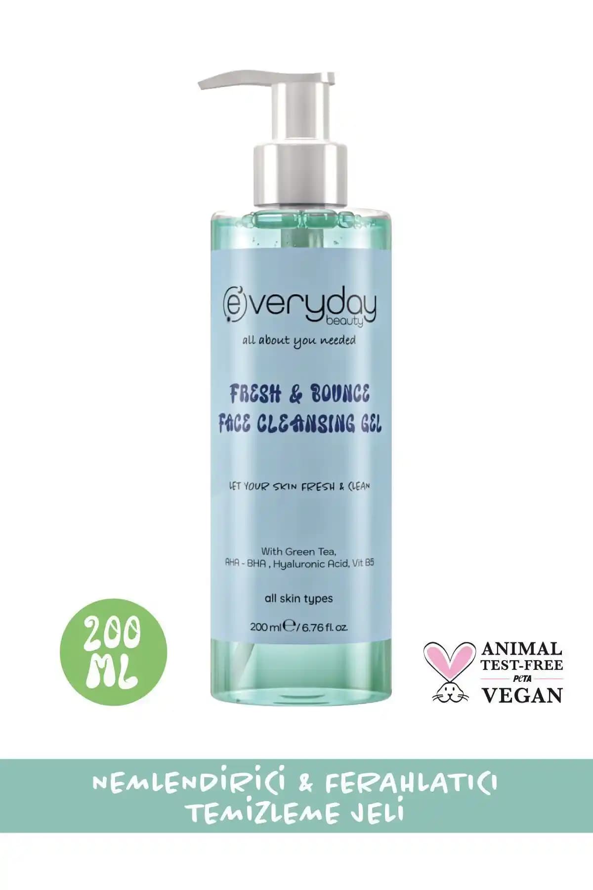 Everyday Beauty Fresh Bounce Jel: Siyah Noktalar ve Gözenekler İçin Etkili Cilt Bakım Ürünü