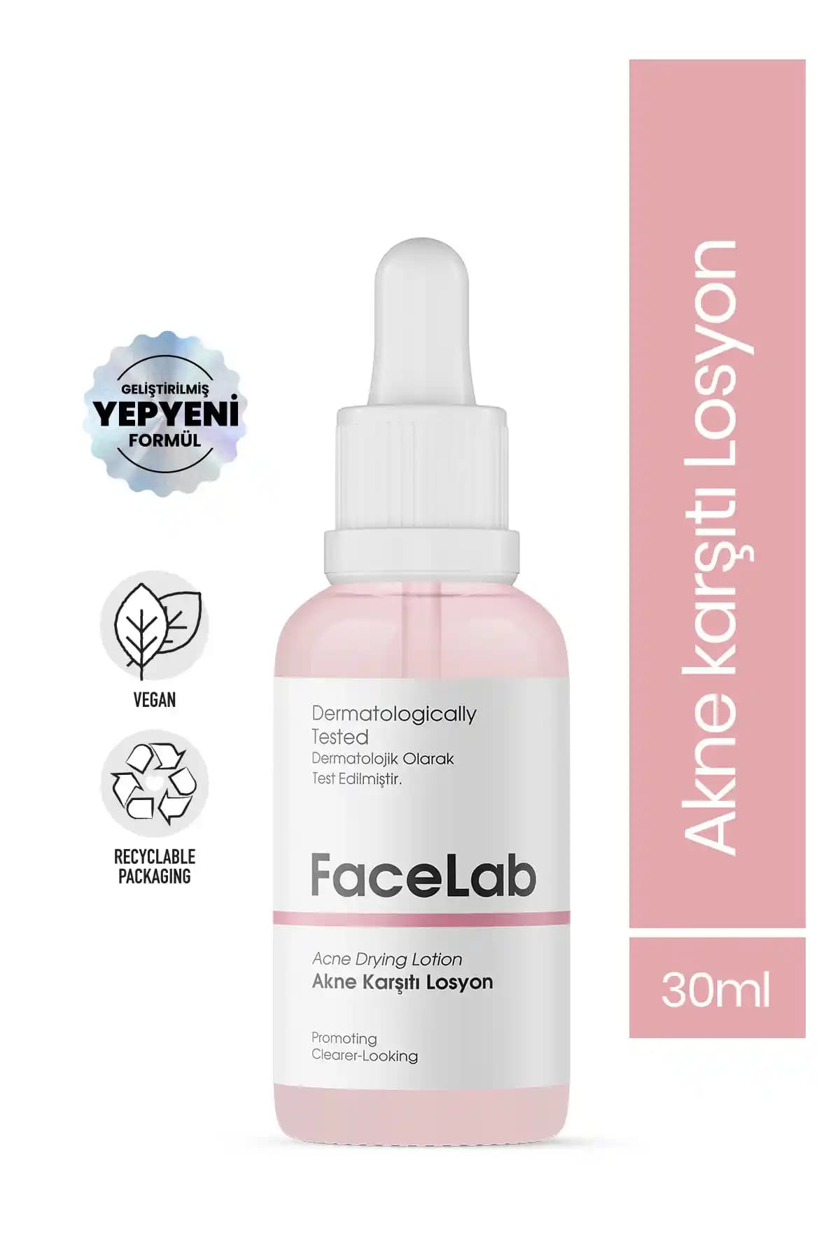 FaceLab Akne Kurutucu Losyon: Akne ve Yağlı Ciltler İçin Hedefe Yönelik Çözüm