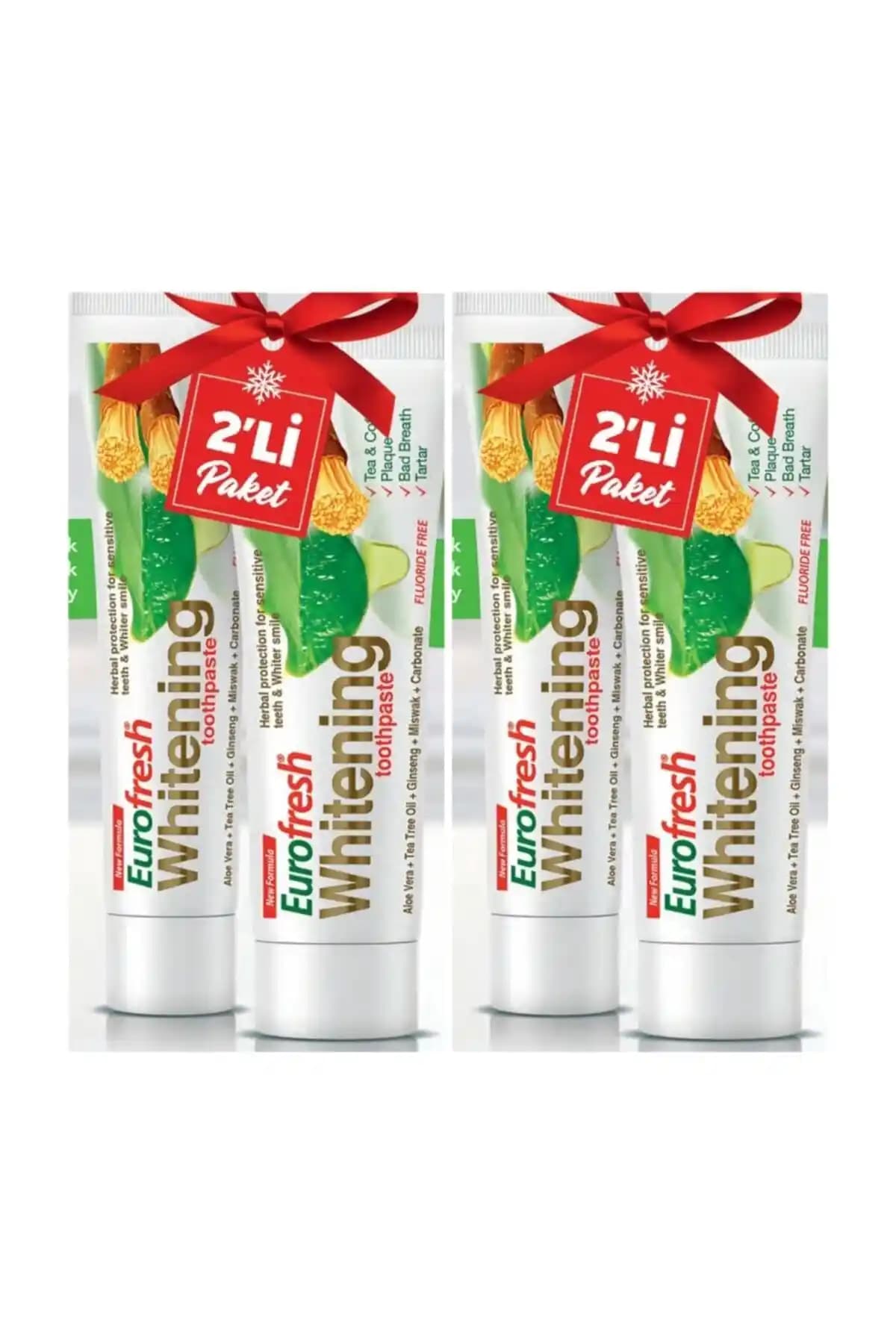 Farmasi Eurofresh Misvaklı Beyazlatıcı Diş Macunu Türkiye Menşeli Doğal Ağız Bakım Ürünü