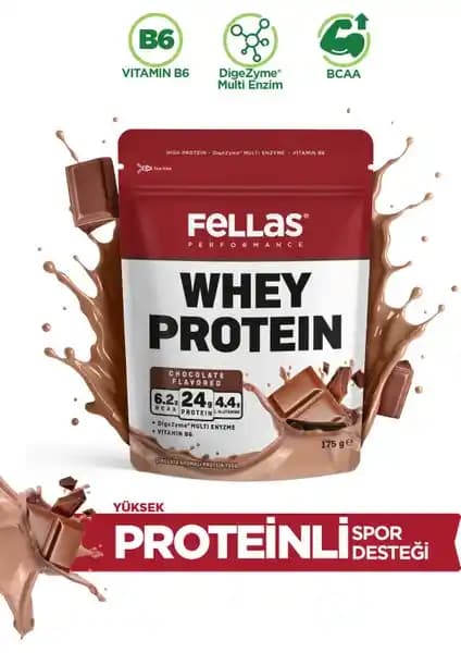 Fellas Whey Protein Tozu Çikolata Aromalı: Yüksek Kaliteli Spor ve Kas Gelişimi Takviyesi