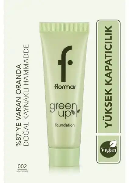 Flormar Green Up Vegan Fondöten: Doğal Görünüm ve Nemlendirici Özellikler