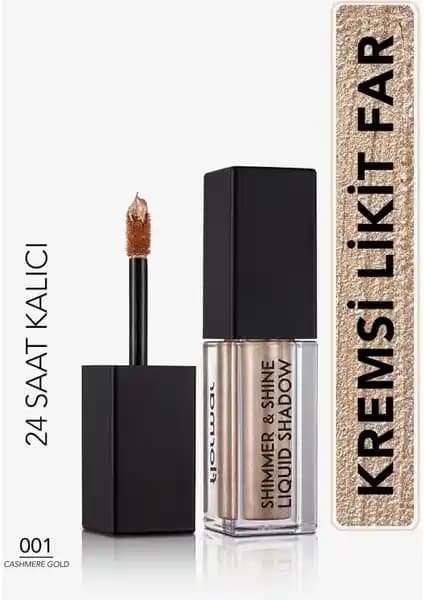 Flormar Likit Metalik Göz Farları Karşılaştırması: Cashmere Gold ve Diamond Pink