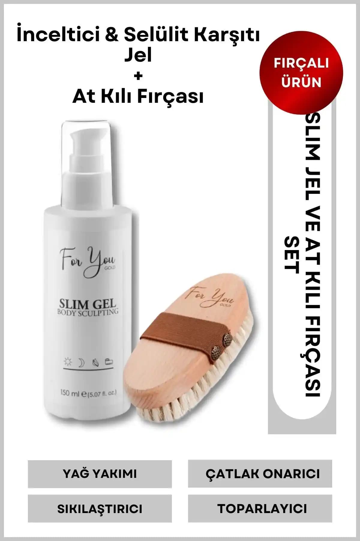 For You Gold Slim Jel ve At Kılı Fırçası ile Cilt Sağlığında Yenilikçi Çözümler