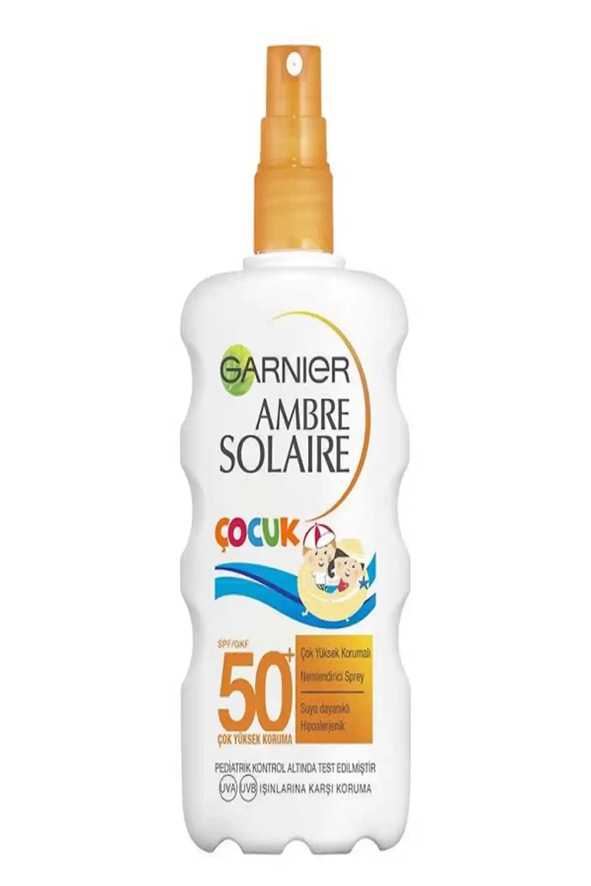 Garnier Ambre Solaire Çocuk Güneş Koruyucu Sprey SPF50+ ile Güvenli ve Pratik Güneş Koruması