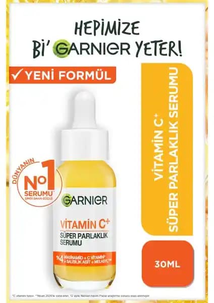 Garnier C Vitamini Parlak Süper Serum: Cilt Parlaklığı ve Canlılık Artırıcı Etkileri