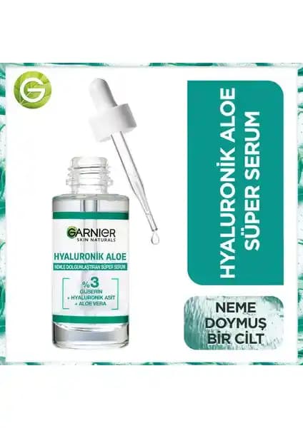 Garnier Hyaluronik Aloe Nemlendirici ve Dolgunlaştırıcı Süper Serum İncelemesi