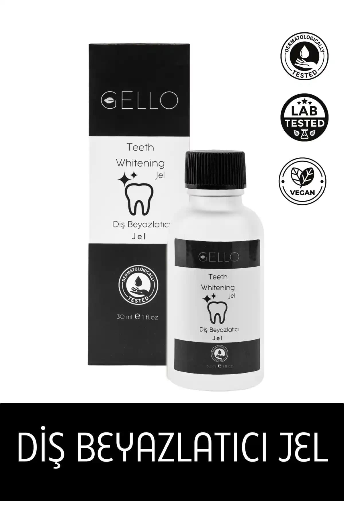GELLO Diş Beyazlatıcı Jel: Güvenli ve Etkili Beyazlatma Çözümü