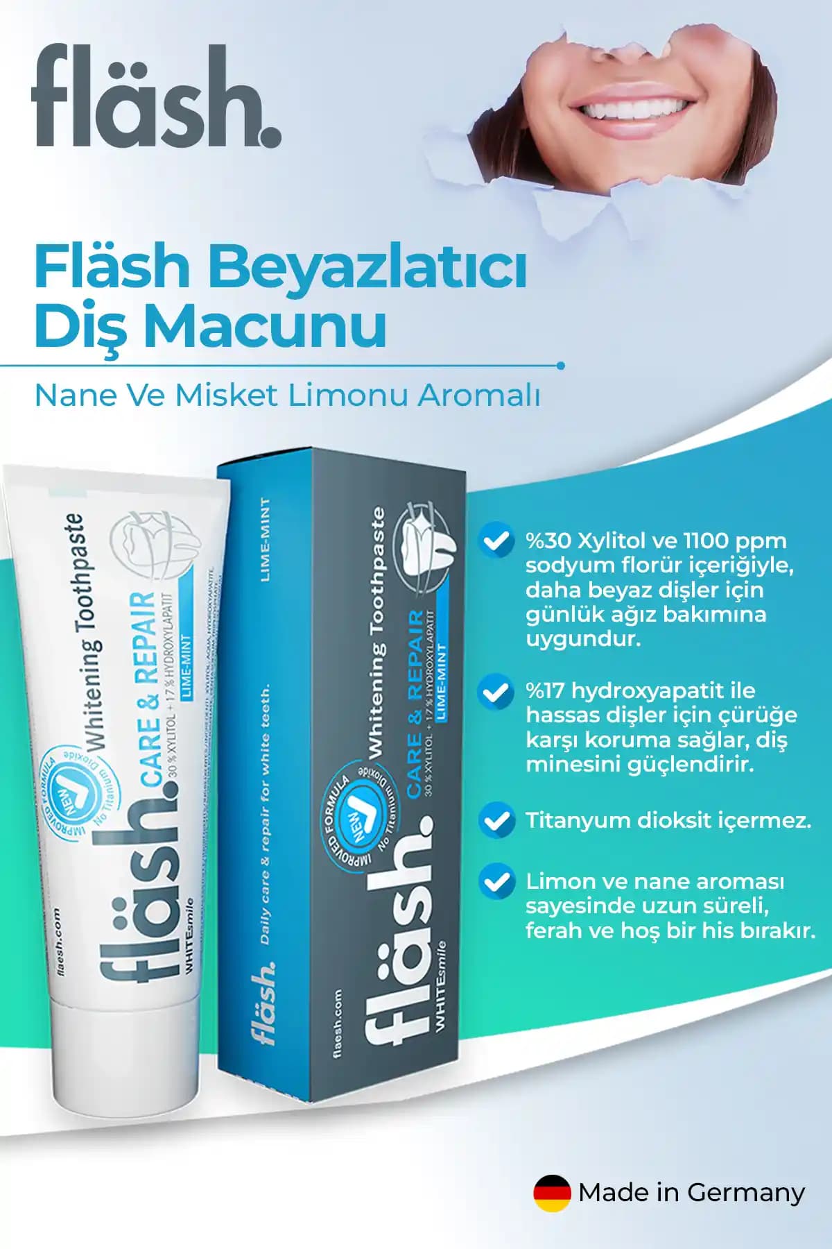 Genel Markalar Flash Whitening Beyazlatıcı Diş Macunu: Günlük Kullanım İçin Güvenilir ve Etkili Çözüm