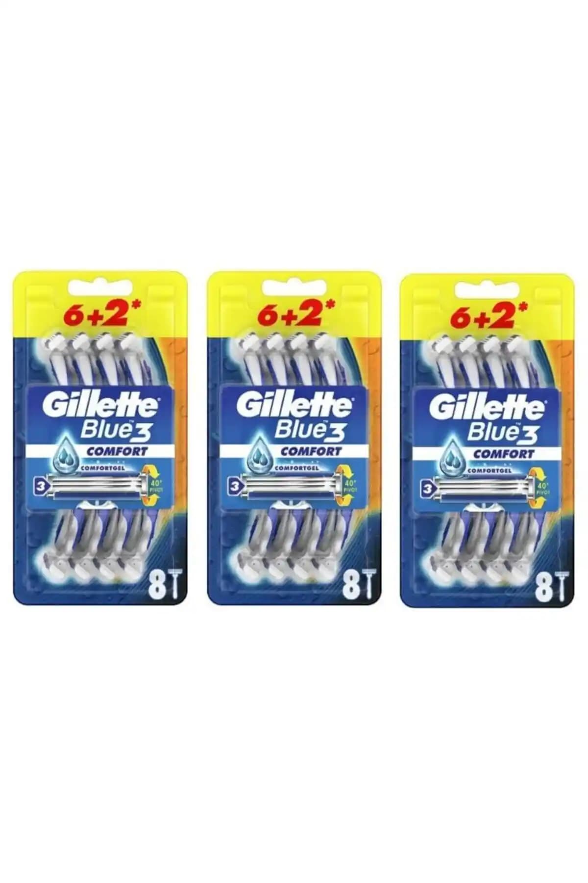 Gillette Blue-3 Comfort Yedek Bıçakları: Konforlu ve Ekonomik Tıraş Deneyimi
