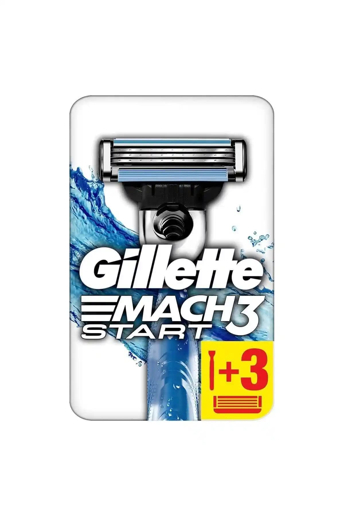 Gillette Mach-3 Tıraş Makinesi ve Yedek Bıçaklar ile Konforlu Tıraş Deneyimi